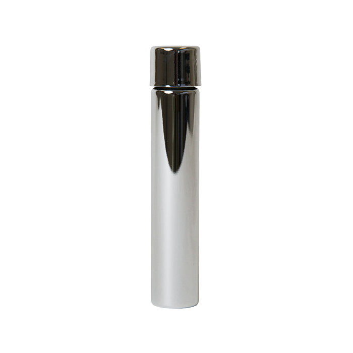 Custom Cones USA Silver Pre-Roll Tubes with Child-Resistant Silver Cap, 115mm - Pack of 400