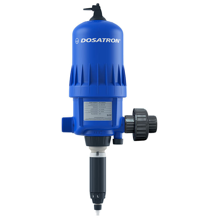 Dosatron Water Powered Doser, 40 GPM 1:1000 to 1:100, Viton Seals & Bypass - 1.5 Inch (D40MZ1000BPVFHY)