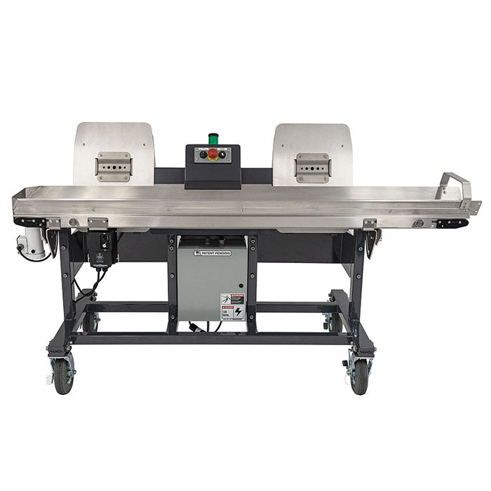 Munch Machine Integrated Conveyor for Double Bucker - Left Feed (Conveyor Only)