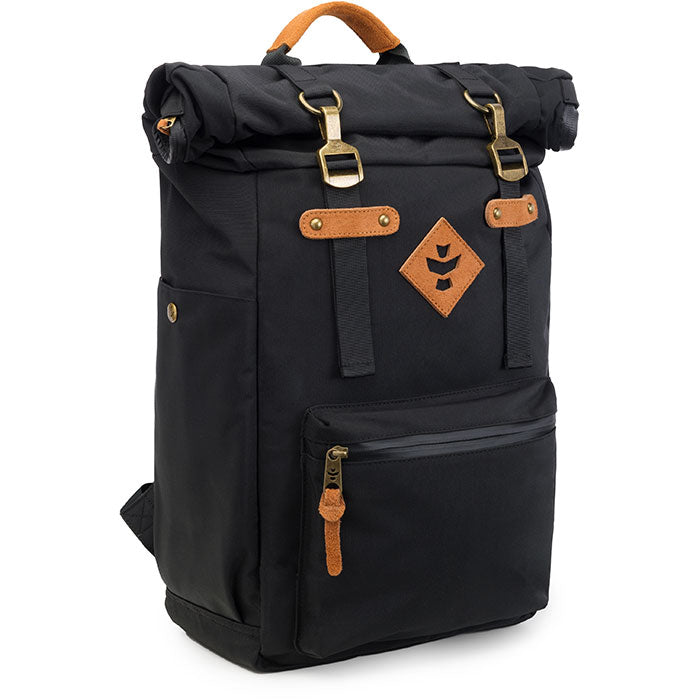 Revelry Supply The Drifter Rolltop Odor Absorbing Backpack, Black