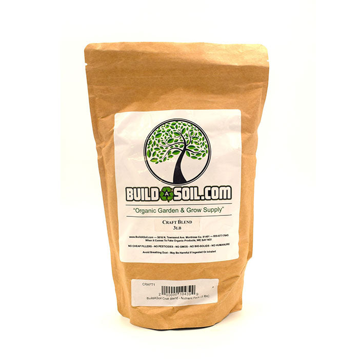 BuildASoil Craft Blend Nutrient Pack, 3lb.