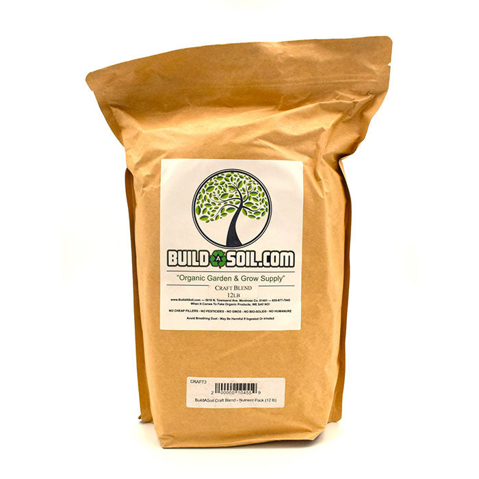 BuildASoil Craft Blend Nutrient Pack, 12lb.
