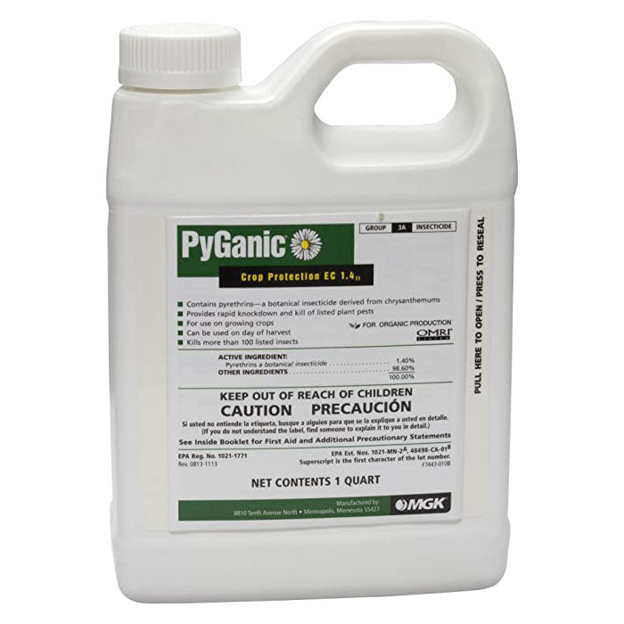 PyGanic Gardening 1.4% EC Organic Crop Protection, 1 Quart