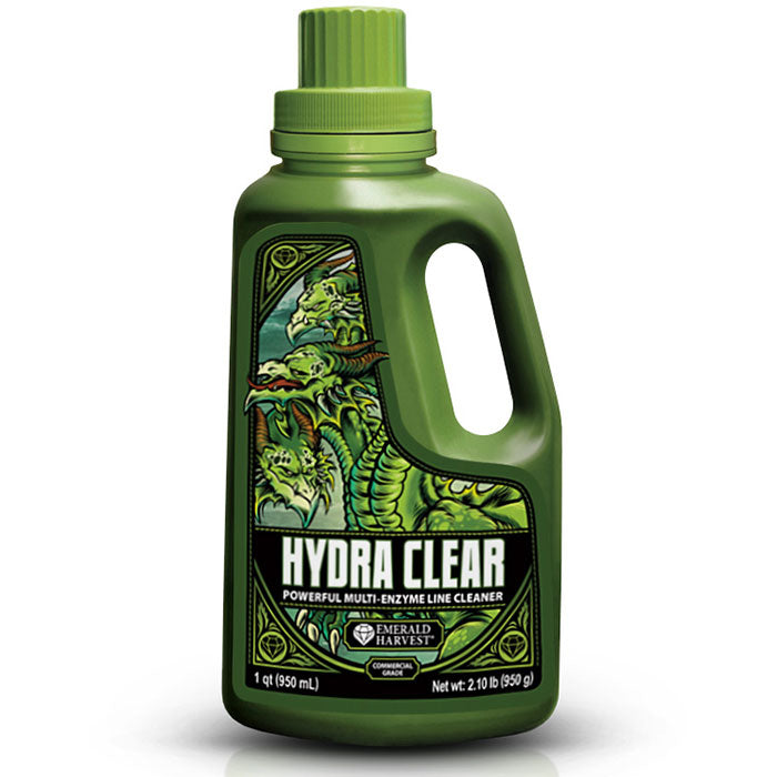 Emerald Harvest Hydra Clear Multi-Enzyme Line Cleaner, 1 Quart