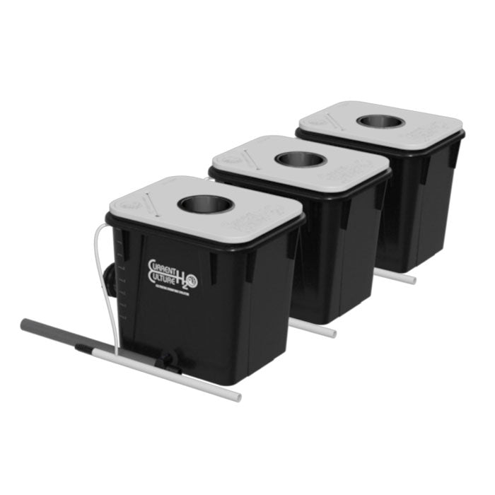 Current Culture 3-Site Multi-Mod Expansion Kit for Under Current Evolution with One-Site Lids (1 x 5.5" Net Pot)
