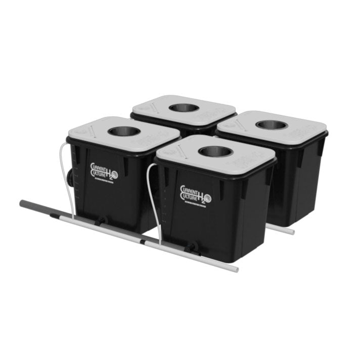 Current Culture 4-Site Multi-Mod Expansion Kit for Under Current Double Barrel with Four-Site Lids (4 x 5.5" Net Pots)