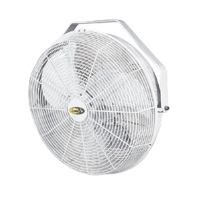 J&D Manufacturing Extreme Air Wall/Ceiling Mount Fan, 14" - White