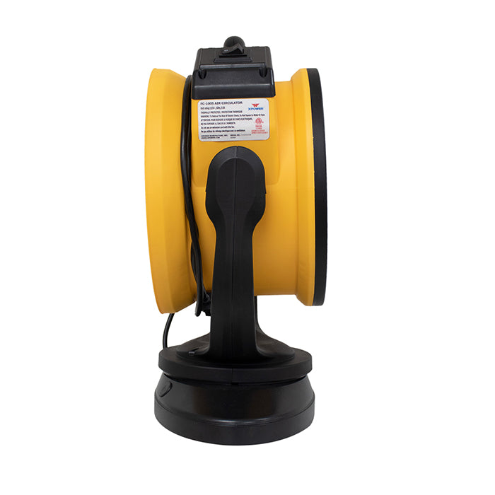 XPOWER FC-100S Oscillating Pro Air Circulator Utility Fan, 11 Inch