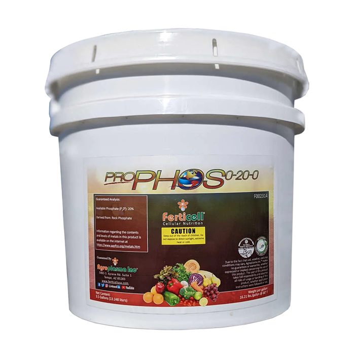 Ferticell Organic Pro Phos 0-20-0, 80 Gallon