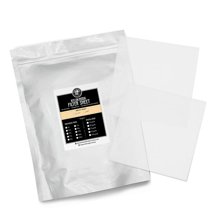 Gutenbergs Dank Pressing Co. 6" x 6" Rosin Filter Sheets, 37 Micron - Pack of 20
