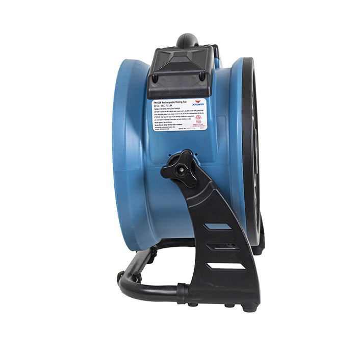 XPOWER FM-65B Battery Powered Misting Fan, 900 CFM