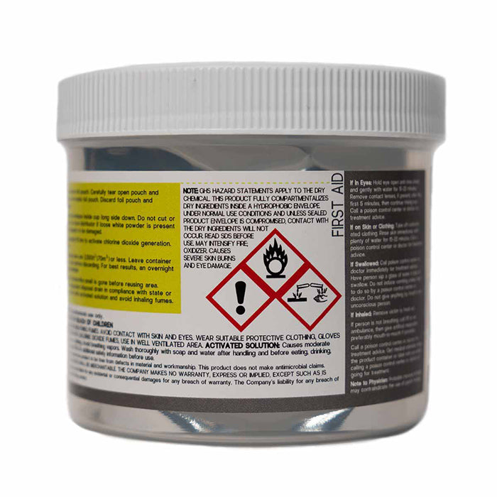 GardnClean Fast Release Dry Gas Chlorine Dioxide (ClO2) Deodorizer & Cleaner - 2,500 cu. ft.
