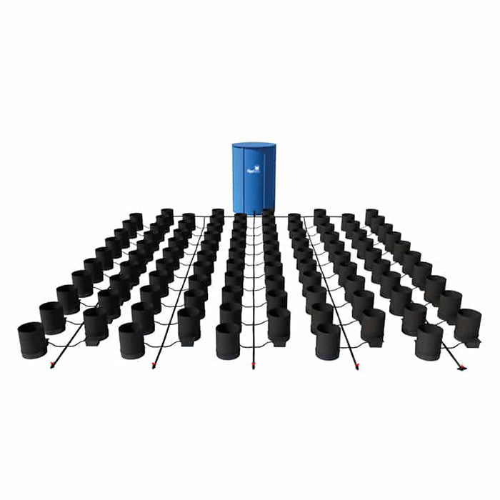 AutoPot 100 Pot GeoPot Watering System with 3 Gallon GeoPots, 200 Gallon FlexiTank