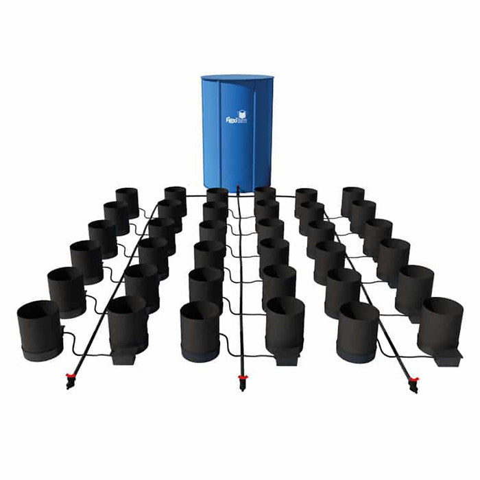 AutoPot 36 Pot GeoPot Watering System with 5 Gallon GeoPots, 105 Gallon FlexiTank