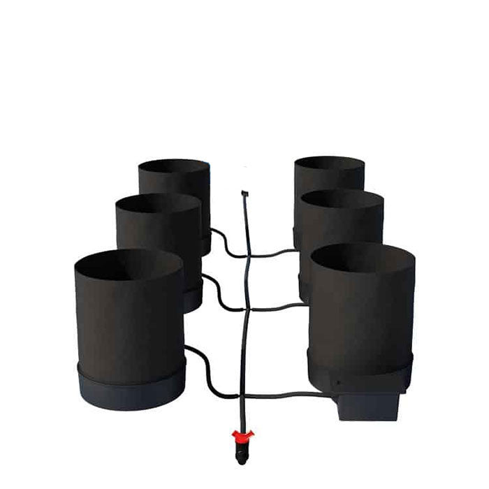 AutoPot 6 Pot GeoPot Watering System with 5 Gallon GeoPots, No Tank