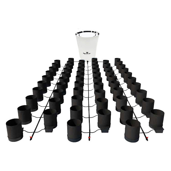 AutoPot 60 Pot GeoPot Watering System with 5 Gallon GeoPots, 105 Gallon Pro FlexiTank