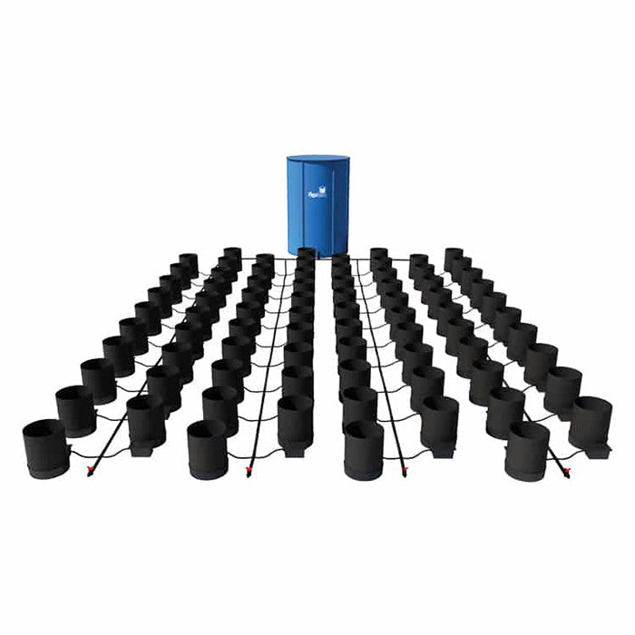 AutoPot 80 Pot GeoPot Watering System with 3 Gallon GeoPots, 200 Gallon FlexiTank