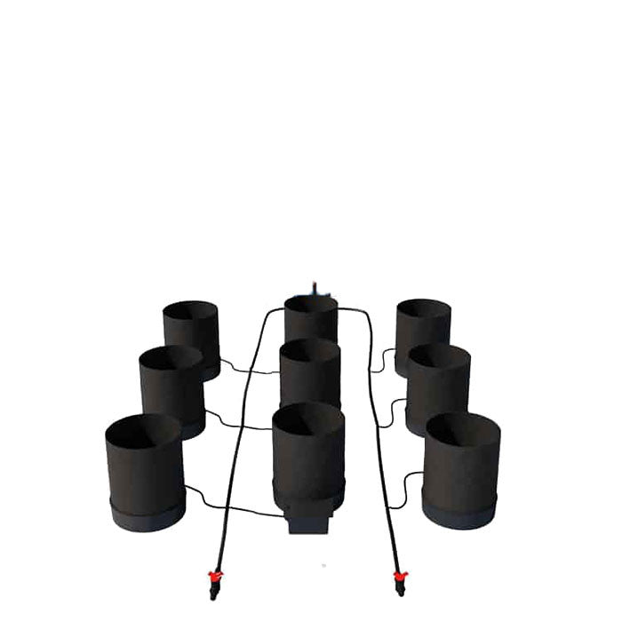 AutoPot 9 Pot GeoPot Watering System with 5 Gallon GeoPots, No Tank
