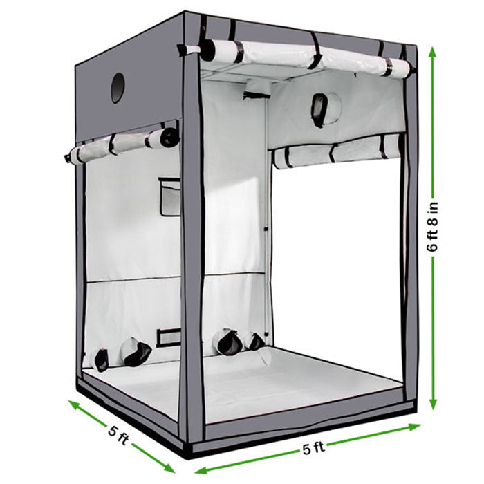 HighDroGro 55 - 5' x 5' x 6.75' Grow Tent