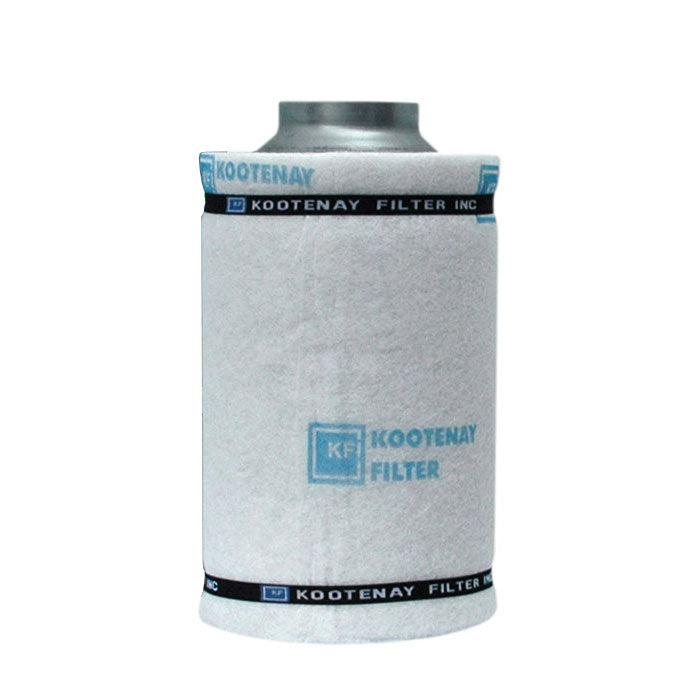 Kootenay Filter KFI 1000 Green Line Carbon Filter with Flange, 6" - 590 CFM