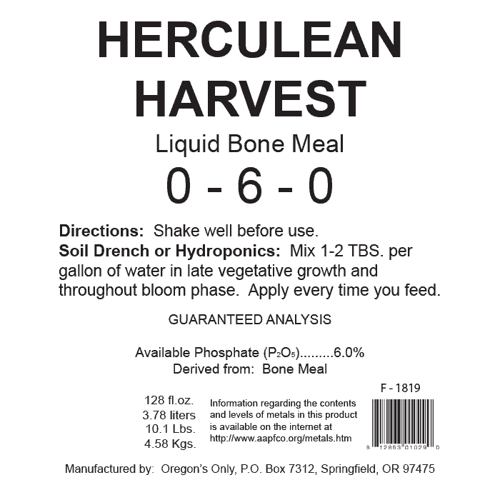 Nectar for the Gods Herculean Harvest