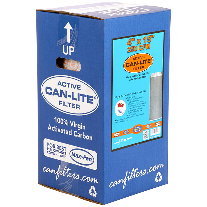 Can-Filter Can-Lite Carbon Filter 4 Inch x 15 Inch, 250 CFM