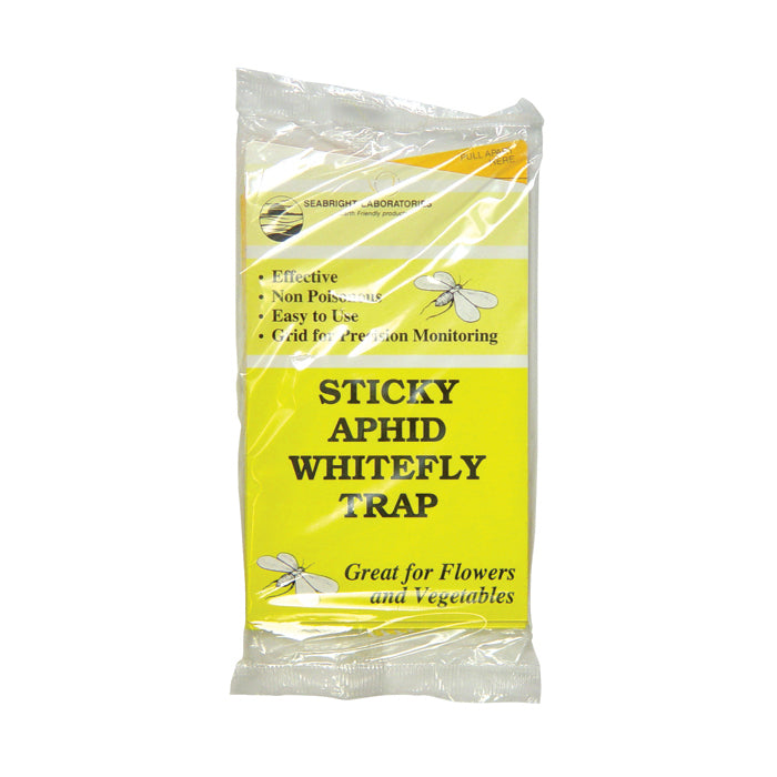 Seabright Laboratories Sticky Aphid Whitefly Trap, Pack of 5
