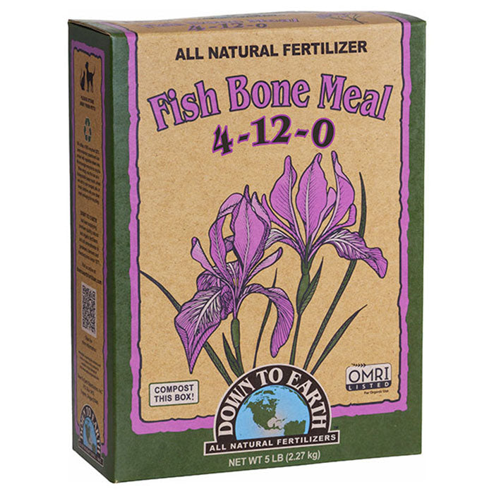 Down To Earth Fish Bone Meal 4-12-0, 5 lb.