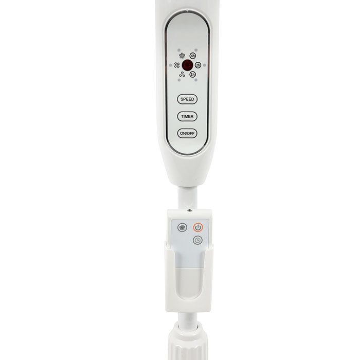 Hurricane Supreme Oscillating Stand Fan with Remote, 16 in. - White
