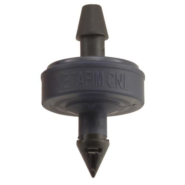 Netafim Self Piercing Pressure Compensating Emitters with Internal Check Valve, Blue, 1/2 GPH - Pack of 25 (SPCV05-25)