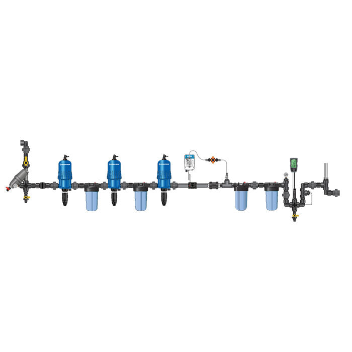Dosatron Hi-Flo Nutrient Delivery System Kit for HGV Nutrients - 3 Dosers