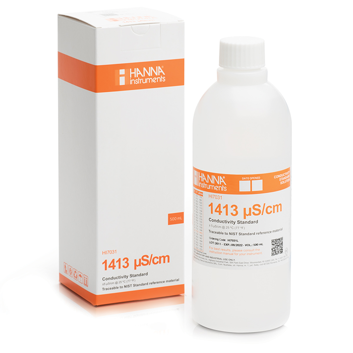 Hanna Instruments 1413 S/cm (EC) Calibration Solution