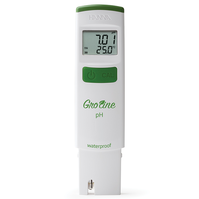 Hanna Instruments GroLine Waterproof Hydroponic pH/Temp Tester