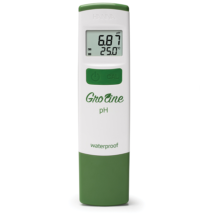 Hanna Instruments GroLine Waterproof Hydroponic pH/Temp Tester