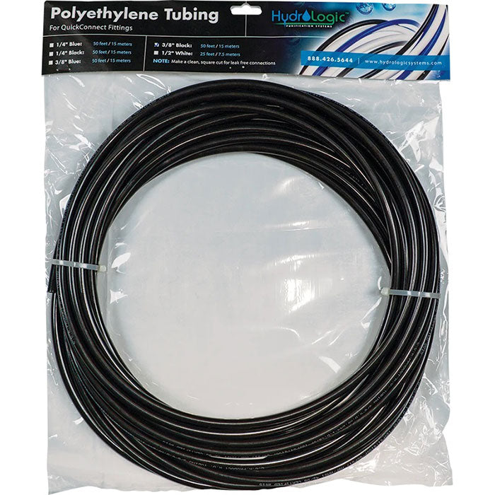 Hydro Logic Black Tubing, 3/8 in. x 50 ft. (HL25056)