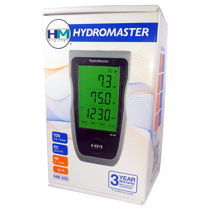 HM Digital HM-500 Continuous pH/EC/TDS/Temp Monitor