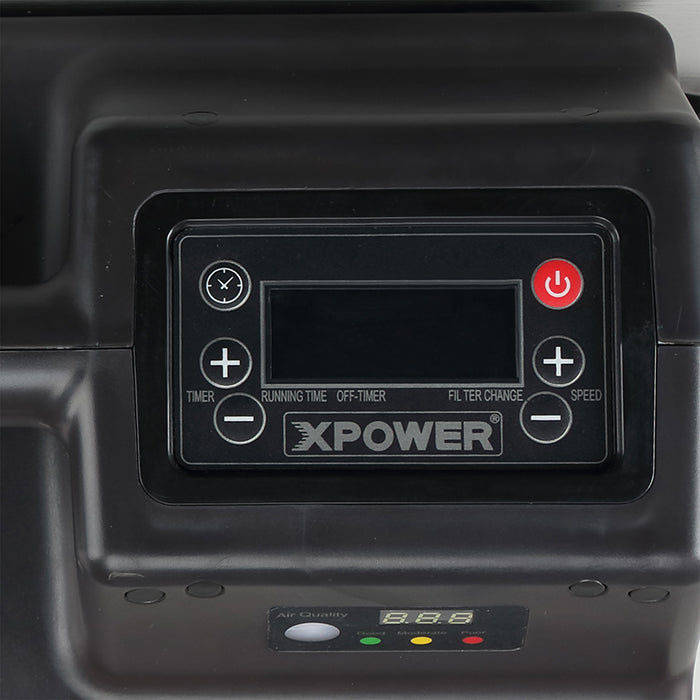 XPOWER X-2830U Professional 5-Stage HEPA Air Scrubber With Dual UV lights, 500 CFM