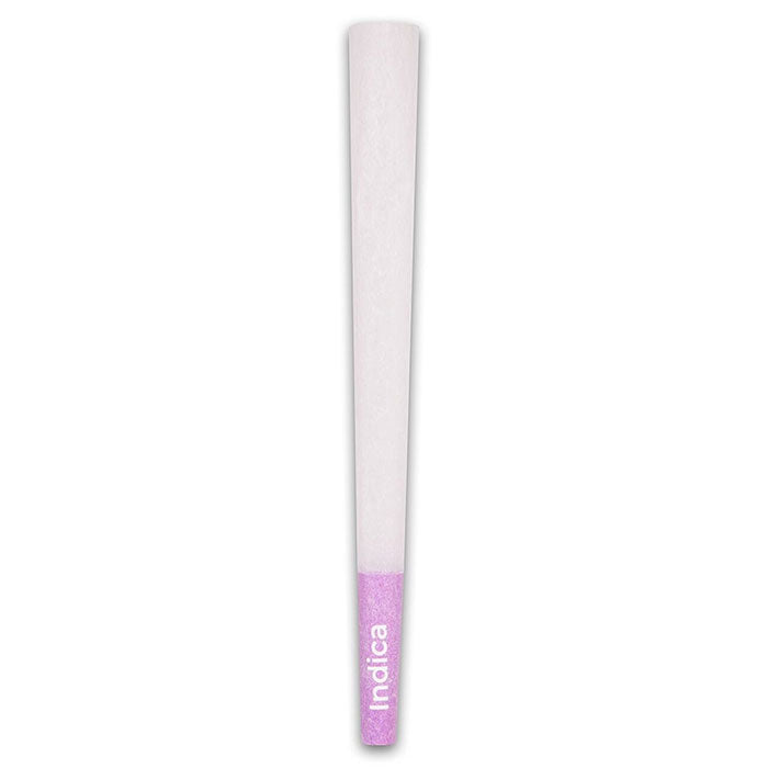 Custom Cones USA 109mm Pre-Rolled Cones, Indica Branded - Case of 800