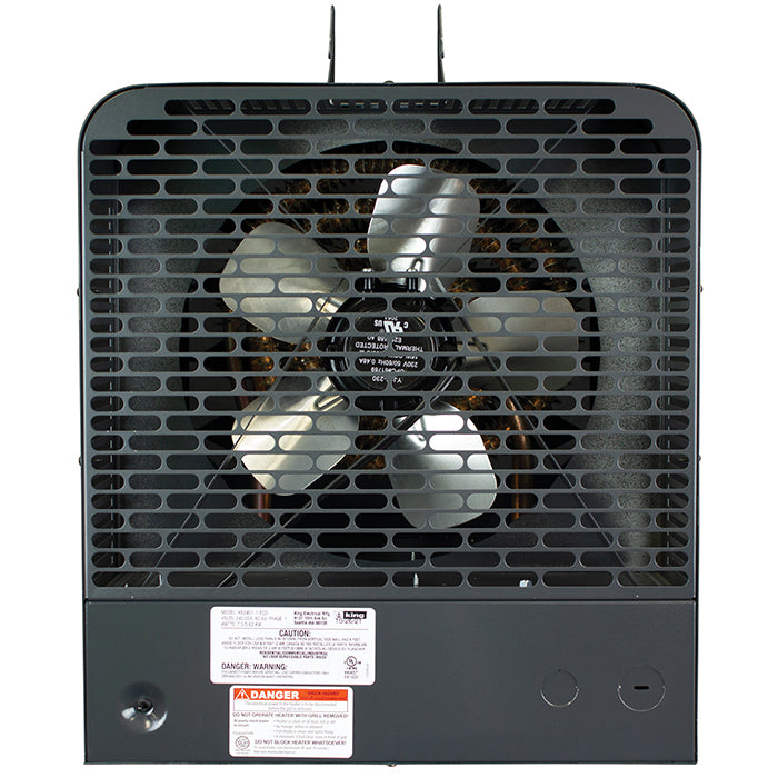 King Electric KB Platinum Unit Heater with Bracket, 1-3Ph, 10Kw - 480 Volt