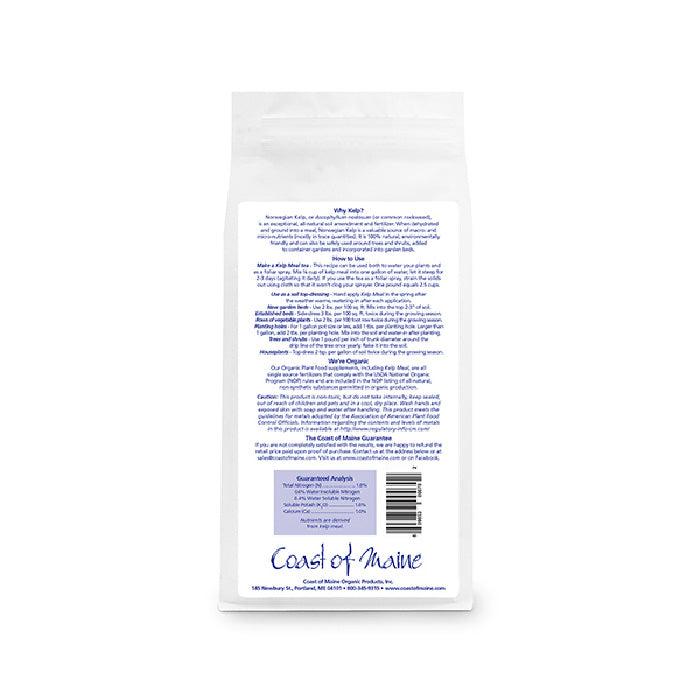 Coast of Maine Kelp Meal Organic Plant Food 1-0-1, 4 lbs