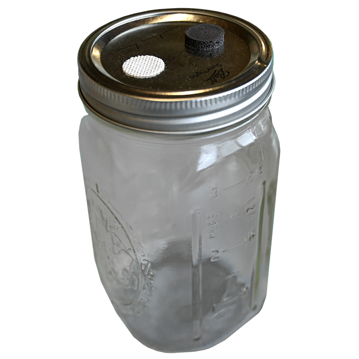 Microppose Adhesive Jar Filter Discs, Pack of 50