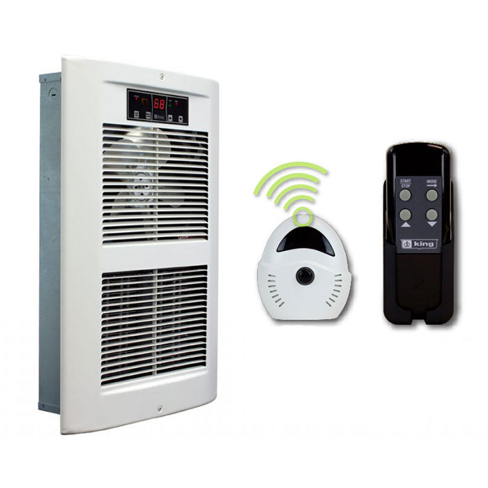 King Electric LPW ECO2S Electronic Wall Heater, 2750 Watt, 120 Volt, White