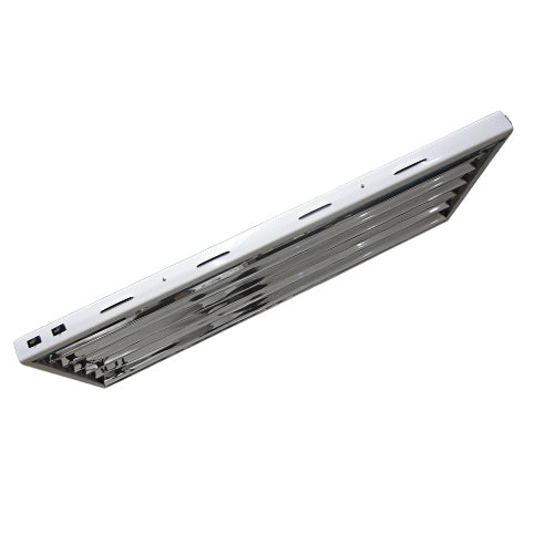 LuxStar 4FT/6 Bulb T5 Fluorescent Grow Light - 3000K Bulbs Included