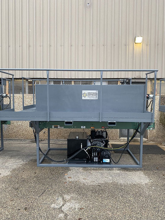 Critical Extract MAXPRO 8 ft Vertical 1-100+ Acre Industrial Bucking Machine - Gas Engine & Hydraulic Drive