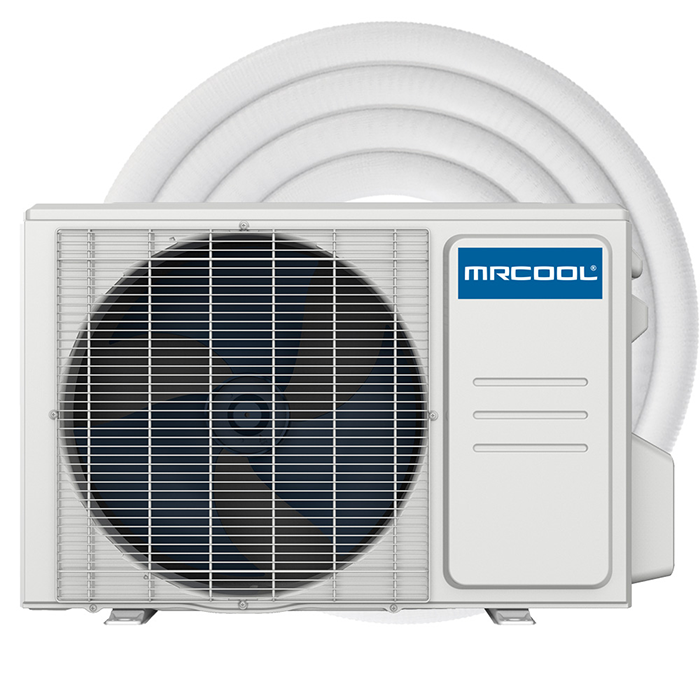 MRCOOL Easy Pro DIY 9000 BTU Mini-Split Air Conditioner With Heat Pump, 16 Foot Line Set, PRO Cable Install Kit, & Enhanced WiFi, 115 Volts