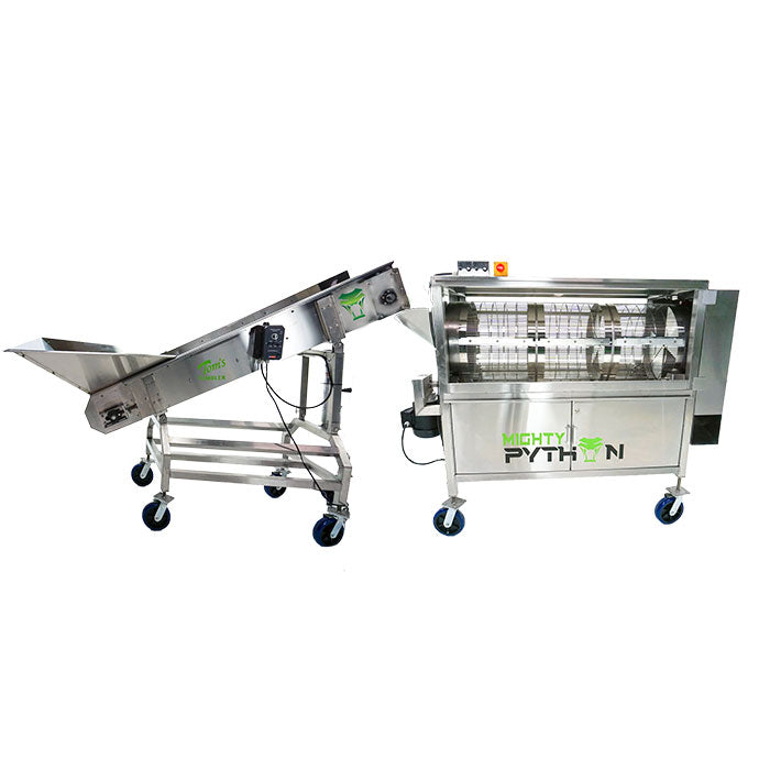Toms Tumbler Python Industries Mighty Python Conveyor