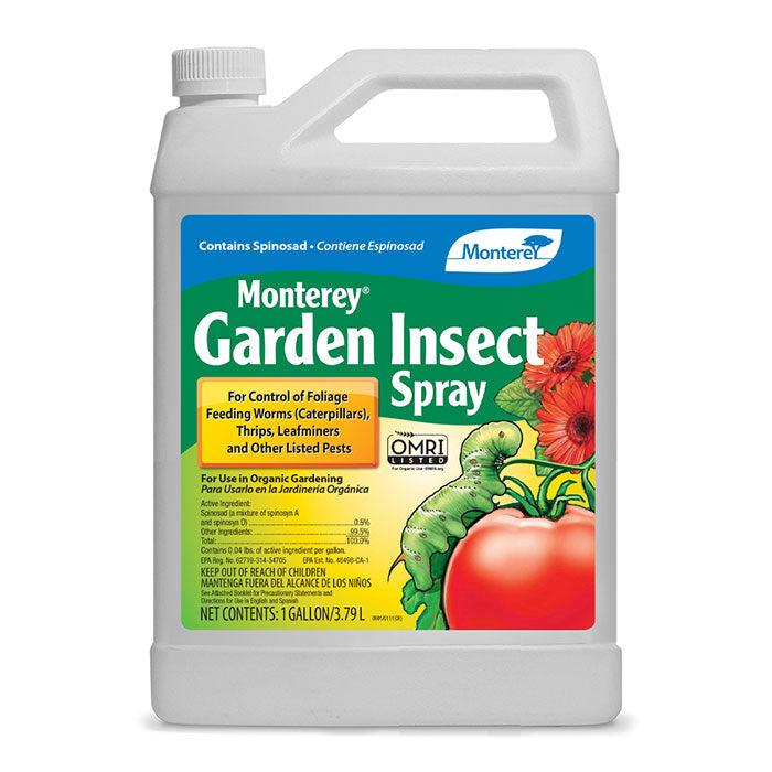 Monterey Lawn & Garden Insect Spray with Spinosad Concentrate, 1 Gallon