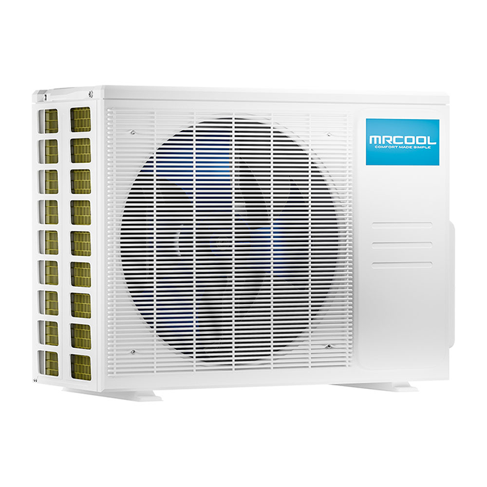 MRCOOL DIY GEN 4 18000 Btu Ductless Mini Split Air Conditioner With Heat Pump - 2 Zone Wall Mounted 9K+12K With Two 25 Foot Install Kits, DIY Pro Cable, & Enhanced Wifi Connectivity, 230 Volts
