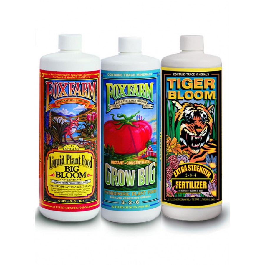 Fox Farm Nutrient Trio-Hydroponic Formula - Small