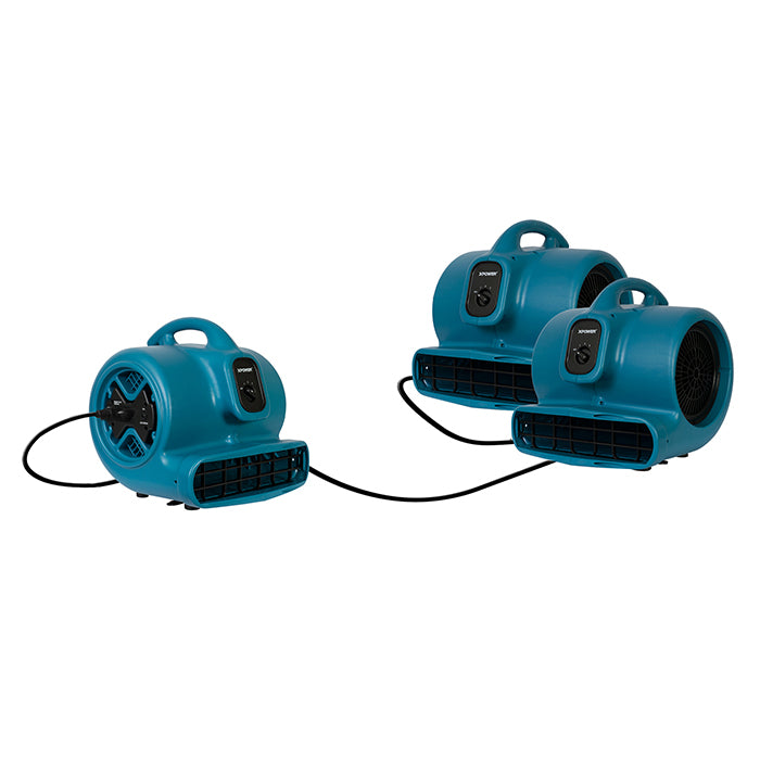 XPOWER P-600A Large Industrial Air Mover, 1/3 HP, 2600 CFM